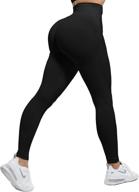 chrleisure women's scrunch butt leggings for gym workout, seamless booty lifting tight logo