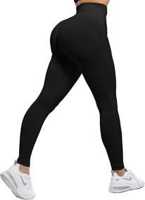 img 4 attached to CHRLEISURE Women's Scrunch Butt Leggings for Gym Workout, Seamless Booty Lifting Tight