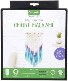 img 4 attached to Crayola DIY Macrame Wall Hanging Kit: Ombre Macrame Supplies for Teens - Perfect Gift for Ages 14-17