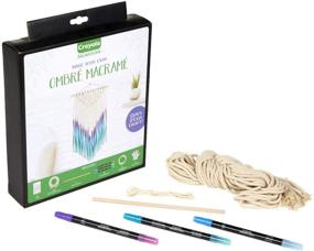 img 3 attached to Crayola DIY Macrame Wall Hanging Kit: Ombre Macrame Supplies for Teens - Perfect Gift for Ages 14-17