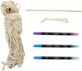 img 2 attached to Crayola DIY Macrame Wall Hanging Kit: Ombre Macrame Supplies for Teens - Perfect Gift for Ages 14-17