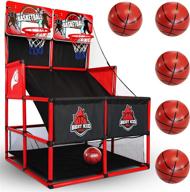 experience thrilling indoor basketball action with bestkid 🏀 ball indoor basketball game - double shot basketball arcade logo