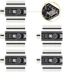 img 4 attached to 🔌 Nano-Micro-Nosolder Board ATmega328P: Compact USB Nano V3.0 Controller - 5V 16M