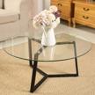 round glass coffee table bacyion logo