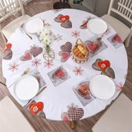 🍽️ durable tablecloth: waterproof, oil-proof, stain-resistant & easy to clean - ideal for food service and supplies логотип