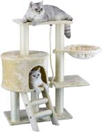 🐱 cat tree in beige color by go pet club logo