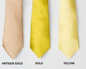 img 1 attached to Spring Notion Zipper Necktie Handkerchief Boys' Accessories - Necktie for Enhanced SEO