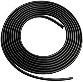 img 4 attached to ESUPPORT 16ft 5M Black U-Shaped Car Door 🚗 Molding Rubber Scratch Protector Strip Edge Guard Trim Seal