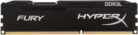 img 1 attached to HyperX Fury 8GB DDR3L 1600MHz CL10 DIMM 1.35V Low Voltage Desktop Memory (HX316LC10FB/8) by Kingston Technology