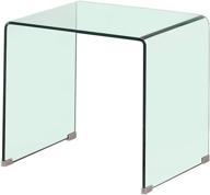 clear end table by coaster home furnishings logo