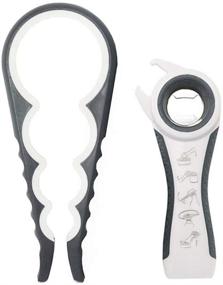 img 4 attached to 🔧 Maxracy 5 in 1 Multi Function Bottle Opener Kit – Easy-to-Use for Children, the Elderly, and Arthritis Sufferers