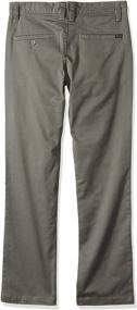 img 1 attached to 👖 Volcom Frickin Modern Stretch Khaki Boys' Pants: Comfortable and Stylish Clothing for Trendy Boys