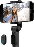 📸 xiaomi mi selfie stick tripod monopod bluetooth - black: capture perfect selfies with ultimate convenience logo