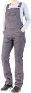 👖 dovetail workwear women's freshley overalls - women's clothing logo