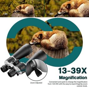 img 3 attached to 🔭 High-Powered ESSLNB Astronomy Binoculars: 13-39X70 Zoom Giant Binoculars for Bird Watching, Hunting, Stargazing - Includes Tripod Adapter, Phone Adapter, and Protective Case