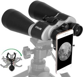 img 4 attached to 🔭 High-Powered ESSLNB Astronomy Binoculars: 13-39X70 Zoom Giant Binoculars for Bird Watching, Hunting, Stargazing - Includes Tripod Adapter, Phone Adapter, and Protective Case