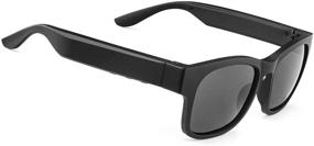 img 4 attached to GELETE A12Pro-Black: Smart Audio Glasses with Bluetooth, Open Ear Music & Hands-Free Calling, Polarized Lenses, IPX4 Waterproof for Men & Women