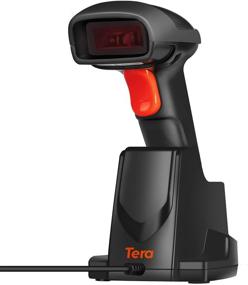 img 4 attached to 📲 Tera Wireless Barcode Scanner: Fast and Precise Handheld Bar Code Reader with USB Cradle Charging Base for 1D Automatic Sensing