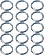 ⚙️ premium quality engine oil drain plug gaskets for subaru (pack of 15) - perfect replacement part # 803916010 by prime ave logo