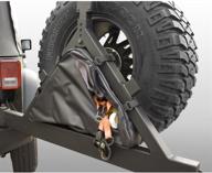 👜 rugged ridge 12801.50 triangular storage bag: organize with ease on rugged ridge tire carriers logo