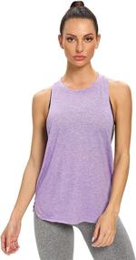 img 3 attached to 👚 5-Pack Ullnoy Women's Workout Tank Tops - Loose Fit Muscle Tanks for Running, Gym, Yoga, Sport Shirts