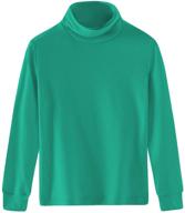 👚 spring gege girls' midweight turtleneck pullover for tops, tees, and blouses logo