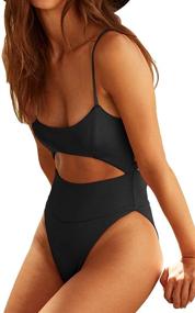 img 2 attached to QINSEN Womens Spaghetti Monokini Swimwear