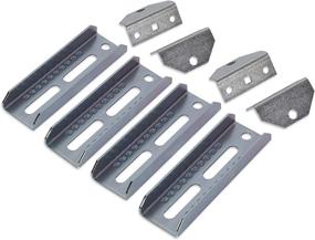 img 2 attached to 🔧 ECOTRIC 4PCS 10-inch Galvanized Swivel Top Bunk Bracket Kit for 2x4/2x6 Boat Trailer Crossmember - Ideal for Ski Boats, Fishing Boats, or Sailboats