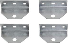 img 1 attached to 🔧 ECOTRIC 4PCS 10-inch Galvanized Swivel Top Bunk Bracket Kit for 2x4/2x6 Boat Trailer Crossmember - Ideal for Ski Boats, Fishing Boats, or Sailboats