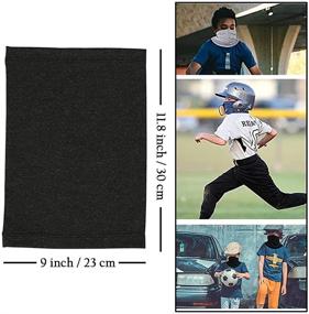 img 3 attached to Cooling Gaiter Scarf: Breathable Bandana for Girls' Cold Weather Accessories