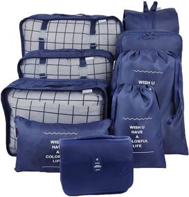 img 4 attached to 🧳 GuaziV Travel Packing Organizers: Efficient Toiletry Travel Accessories for Luggage Organization