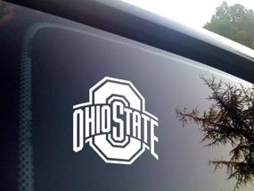 img 4 attached to 🏈 OSU Ohio State University Vinyl Stick/Decal | ViaVinyl - Block O Format for Car, Truck Windows, MacBook, Laptops, iPhone, Android Phones, Yeti, RTic Tumbler Cups | White, 3 Inches