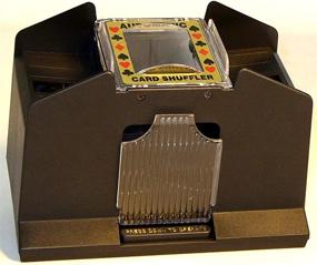 img 1 attached to 🃏 Effortless Card Shuffling: Automatic 2-4 Deck Card Shuffler Game Aid