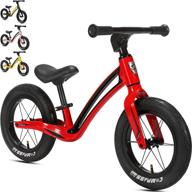 🚲 montasen sport kids balance bike - perfect bicycle for 2-5 year old boys and girls, toddler bike with footrests, no pedal, 12-inch bike with adjustable seat - ideal toddler toy logo