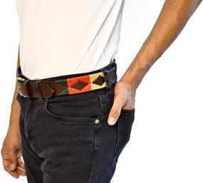 img 1 attached to Handcrafted Multi-Colored GaucholIfe Leather Stitching