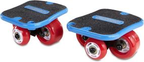 img 3 attached to 🛹 VIRO Rides Street Drifters Freestyle Sideways Skates: Ultimate Fun in Blue for All Ages!