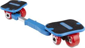 img 4 attached to 🛹 VIRO Rides Street Drifters Freestyle Sideways Skates: Ultimate Fun in Blue for All Ages!