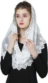 img 2 attached to Catholic Mantilla Infinity Covering Blue