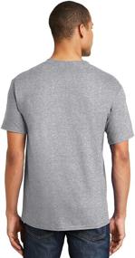 img 1 attached to Hanes Short Sleeve Beefy T Shirt Black Men's Clothing for T-Shirts & Tanks