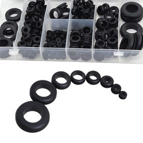 img 2 attached to Wolfride 180Pcs Grommet Assortment: High-Quality and Diverse Grommets for All Your Needs