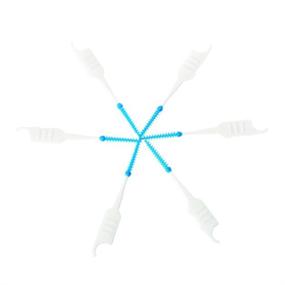 img 3 attached to ROSENICE 200pcs Double-ended Dental Floss Interdental Brush Teeth Stick Toothpick