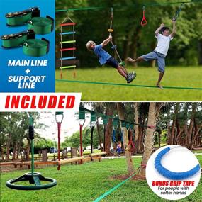 img 3 attached to 🔥 Conquer Obstacle Challenges with Warrior Obstacle Deluxe Slackline Accessories