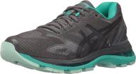 asics gel-nimbus 19 lite-show women's running shoe logo