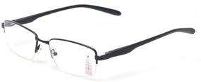 img 4 attached to Metal Half Frame Multifocus Glasses - Progressive Multiple Focus Reading Glasses