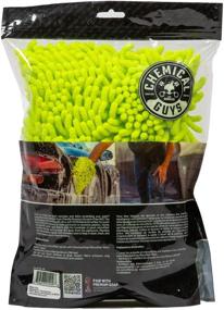 img 2 attached to 🟢 Premium Lime Green Chenille Microfiber Wash Mitt - Chemical Guys MIC493 - Scratch-Free