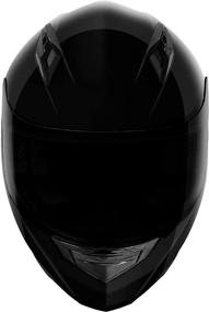 img 1 attached to VCAN VX Lightweight Full Face Motorcycle Street Bike Helmet: DOT & ECE 22.05 Approved, with Extra Tinted Visor