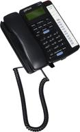 📞 cortelco 221000-tp2-27e landline telephone with 1 handset in black logo