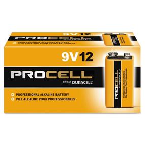 img 3 attached to 🔋 Duracell PC1604BKD Procell Alkaline Batteries, 9V (Pack of 12) – variations in style and color possible