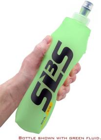 img 2 attached to 🏃 SLS3 Мягкая фляжка Легкая и компактная бутылка без содержания БПА для гидратации - 10 унций, идеально подходит для бега, походов или спорта (прозрачная, набор из 2 шт.)