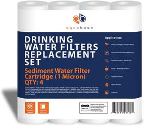 img 1 attached to Get Crisp and Clean Water with Aquaboon's 1 Micron Sediment Filter Cartridge